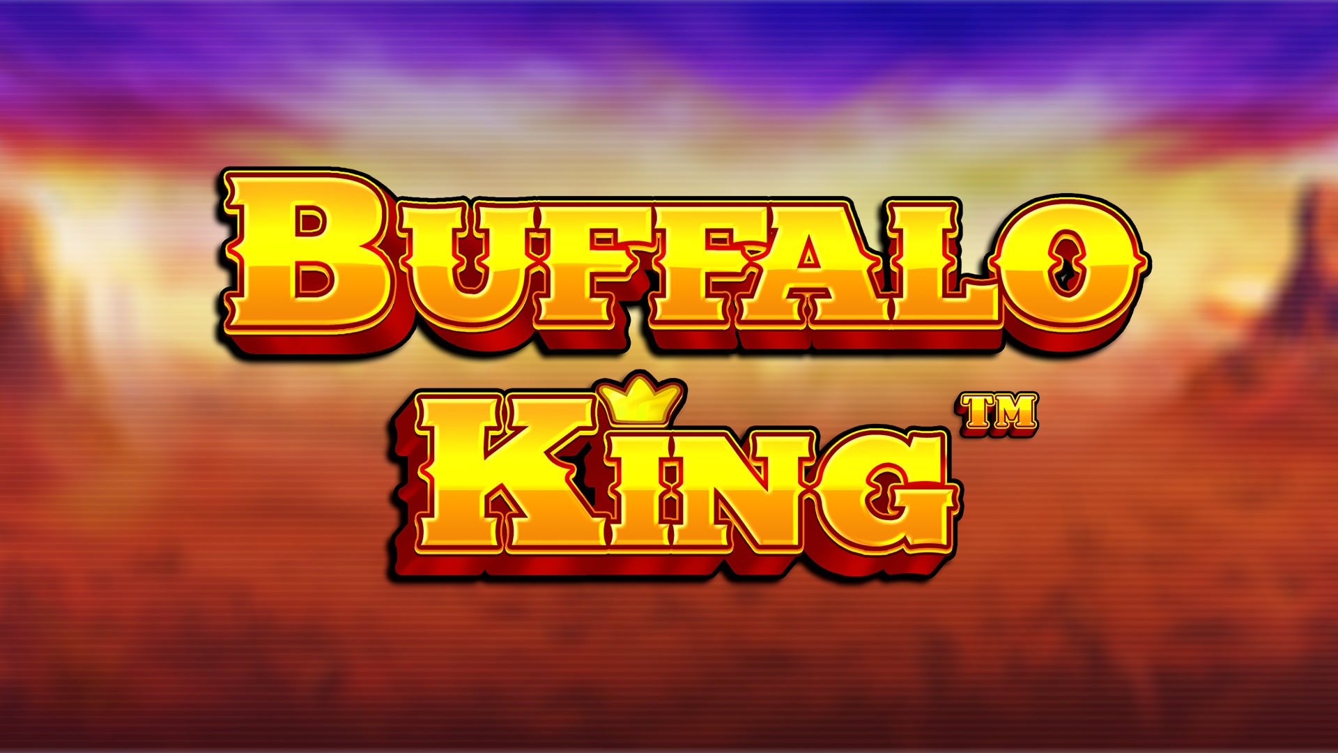 The logo of Buffalo King, a wildlife-themed slot that can be played for free on netgames-play.com